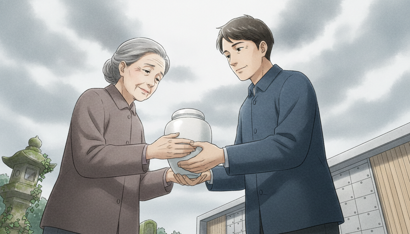 ⑥遺骨の取り出しと新たな供養先への引き渡し